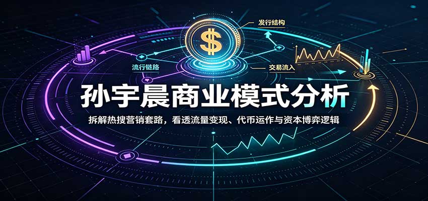 孙宇晨商业模式分析:拆解热搜营销套路,看透流量变现、代币运作与资本博弈逻辑-鑫梵淘
