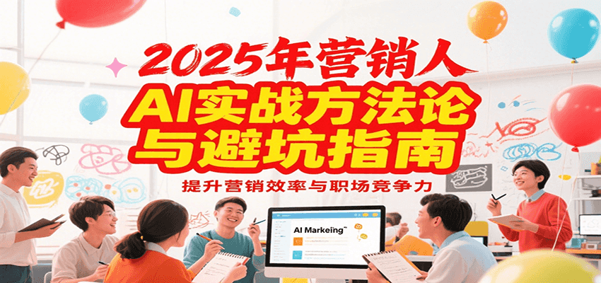 2025年营销实战方法论与避坑指南，利用AI提升营销效率与职场竞争力-鑫梵淘