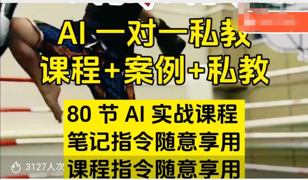 AI指令实战课，课程+案例，80节AI实战课程，笔记指令随意享用，课程指令随意享用(更新26年3月)-鑫梵淘
