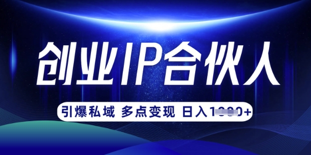 云帆·创业ip合伙人打造3.0，从0到1教你做网创，实现月入过W-鑫梵淘