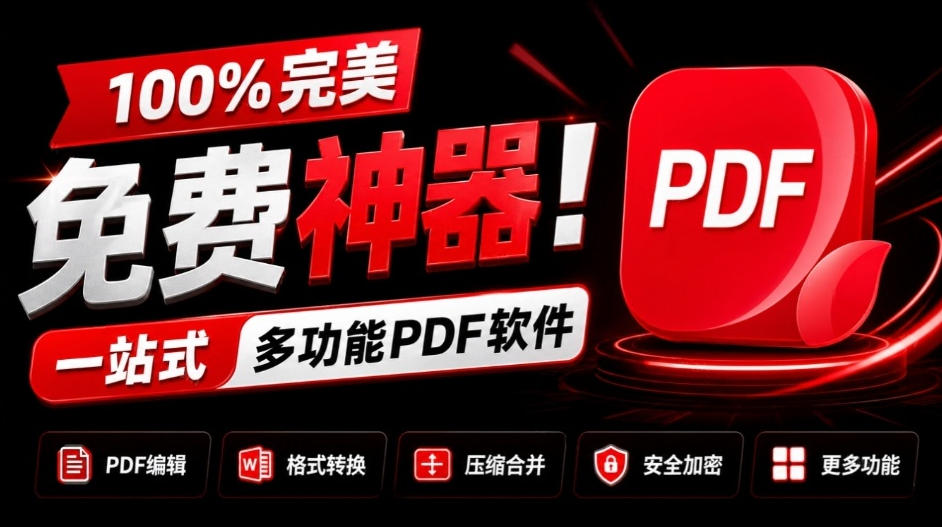 100%完美免费神器！一站式多功能PDF软件，支持PDF格式转换压缩编辑等，简约无广告，太Nice了JOPDF-鑫梵淘