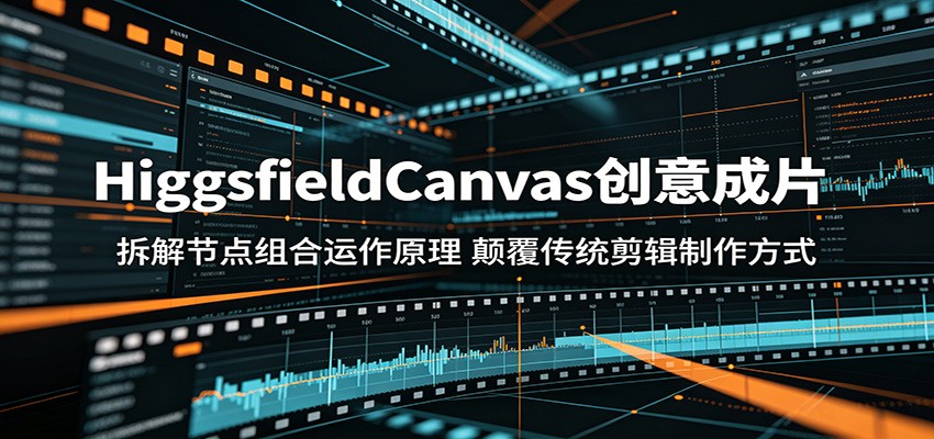 HiggsfieldCanvas创意成片：拆解节点组合运作原理，颠覆传统剪辑制作方式-鑫梵淘