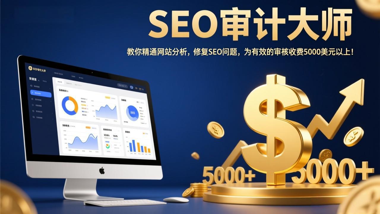 SEO审计大师：教你精通网站分析，修复SEO问题，为有效的审核收费5000美元以上！-鑫梵淘