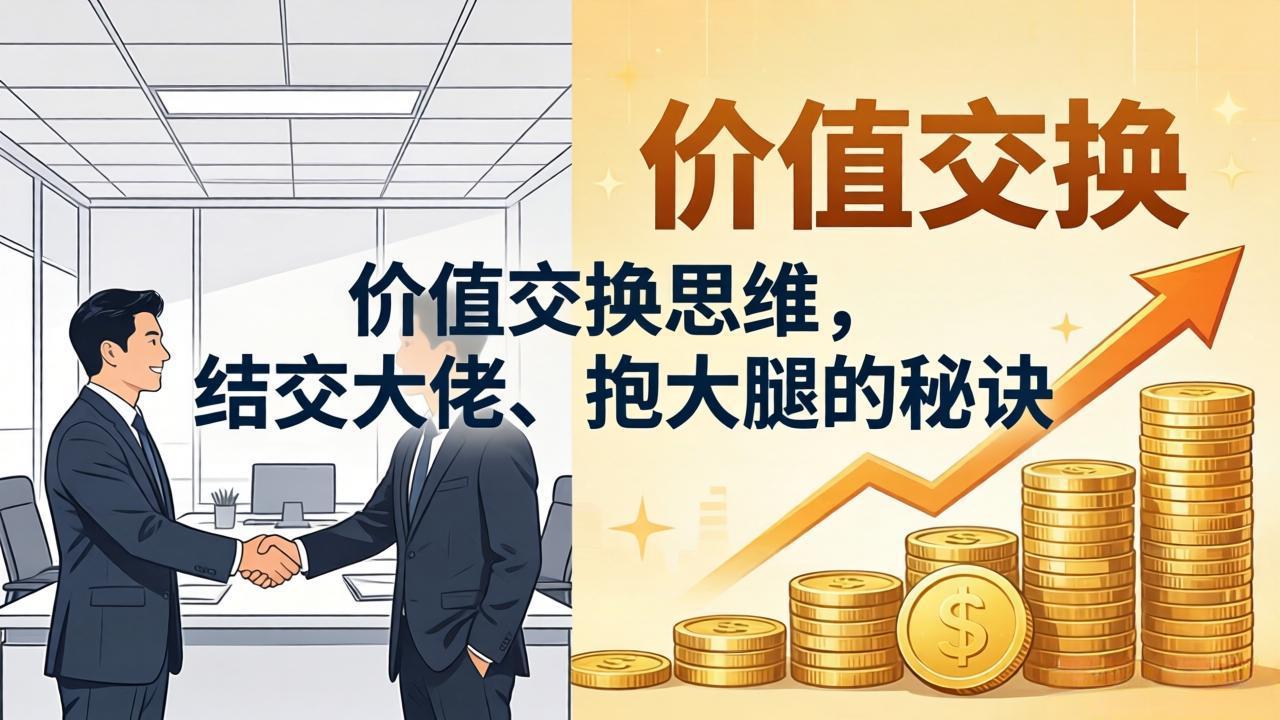 某付费文章：价值交换思维，结交大佬、抱大腿的秘诀-鑫梵淘