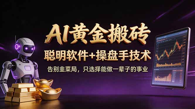 A1黄金搬砖 聪明软件+操盘手技术 告别韭菜局，小白也可以轻松上手日赚50-100U-鑫梵淘