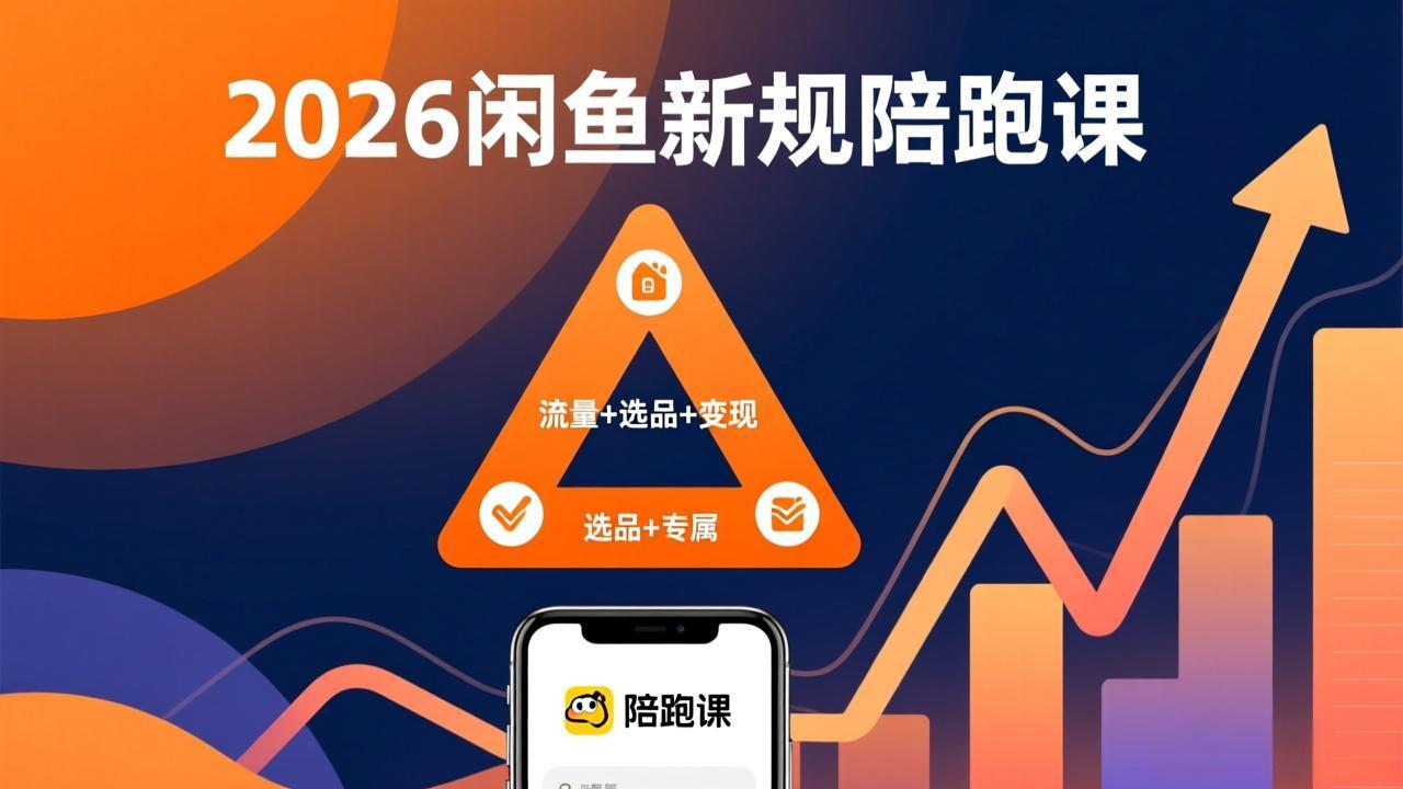 2026闲鱼高阶陪跑课全新上线，带你吃透新规玩转选品流量，从零搭建稳定变现盈利体系-鑫梵淘