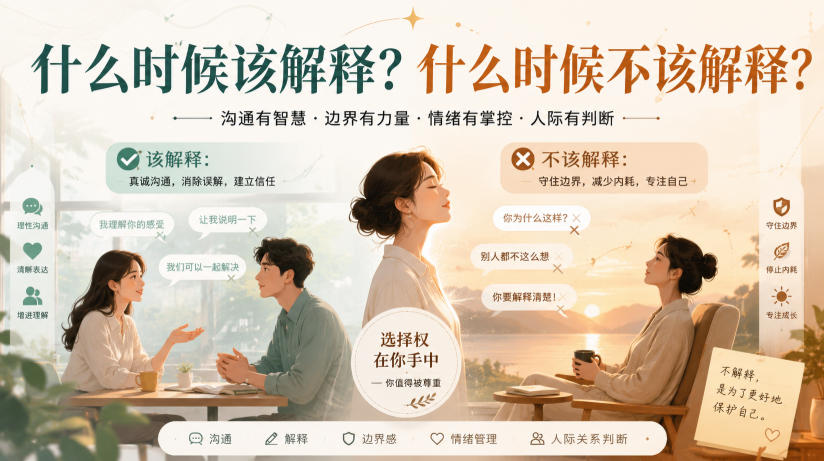 付费文章：什么时候该解释？什么时候不该解释？-鑫梵淘