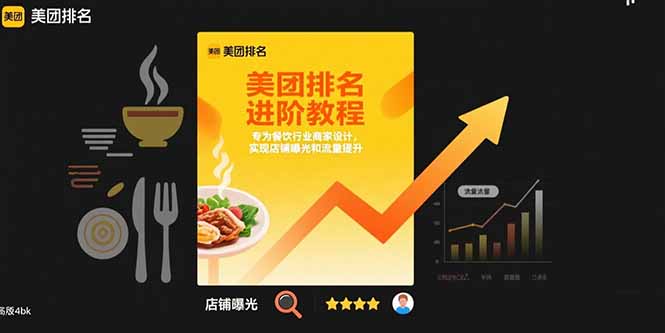 美团排名进阶教程：专为餐饮行业商家设计，实现店铺曝光和流量提升-鑫梵淘