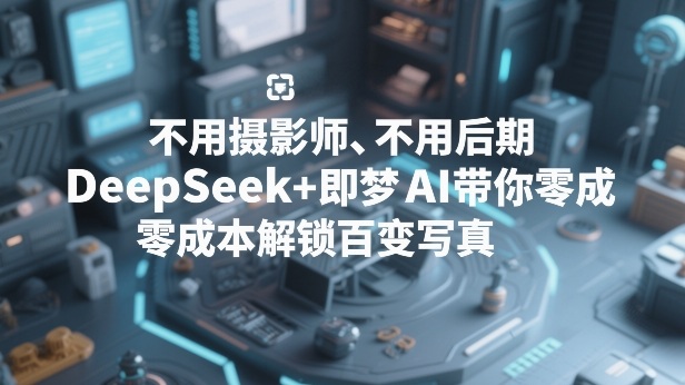 不用摄影师、不用后期，DeepSeek+即梦AI带你零成本解锁百变写真！-鑫梵淘