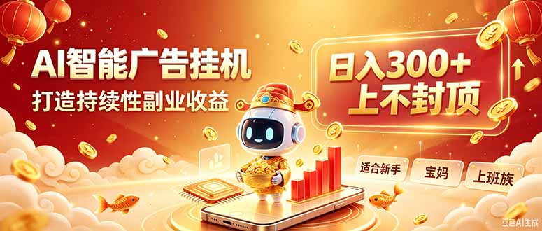 告别手动干活！AI自动化，解锁线上被动收益-鑫梵淘