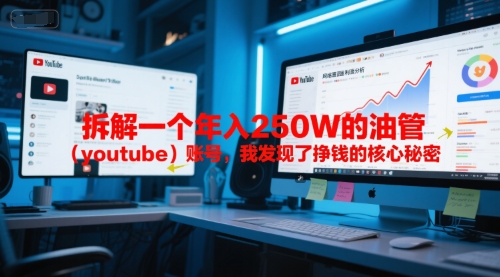 付费文章：拆解一个年入250W的油管(youtube)账号，我发现了挣钱的核心秘密-鑫梵淘