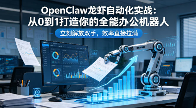 OpenClaw龙虾自动化实战：从0到1打造你的全能办公机器人，立刻解放双手，效率直接拉满-鑫梵淘