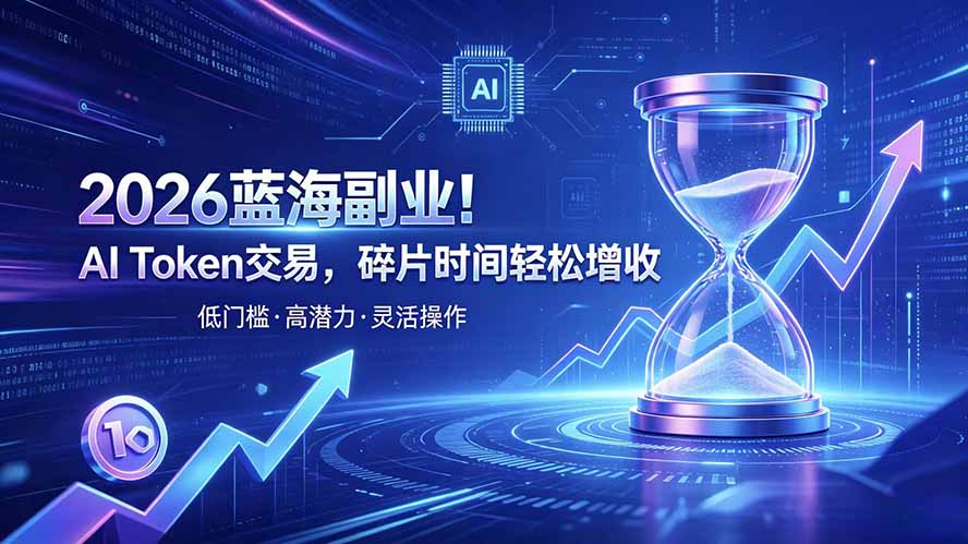 AI Token算力赛道！普通人可入局的数字副业-鑫梵淘