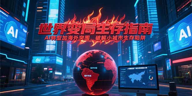 付费文章《世界变局生存指南，AI转型加海外突围，破解小城市生存陷阱》-鑫梵淘