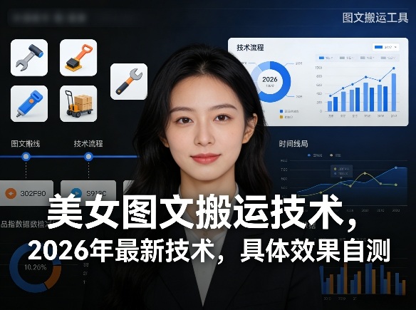 美女图文搬运技术，2026年最新技术，具体效果自测-鑫梵淘