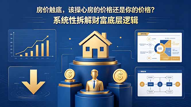 付费文章：房价触底，该操心房的价格还是你的价格？系统性拆解财富底层逻辑-鑫梵淘