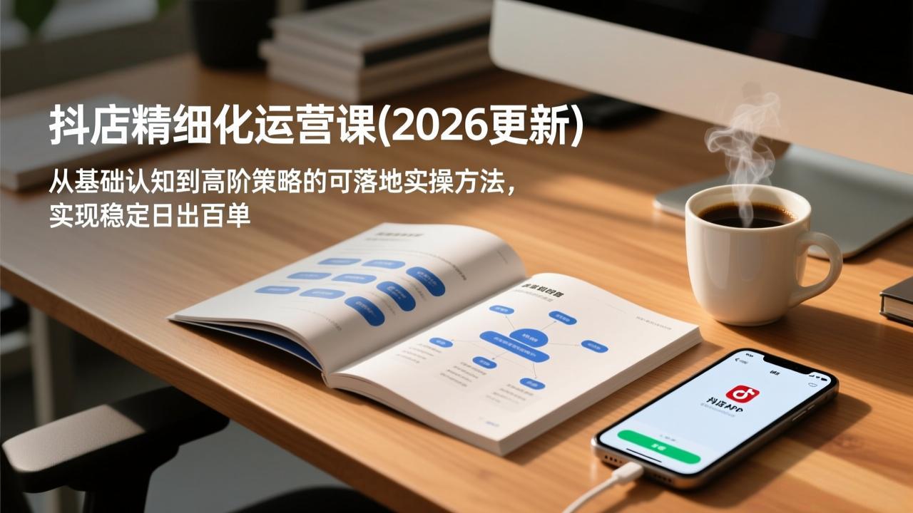 抖店精细化运营课(更新6月-鑫梵淘