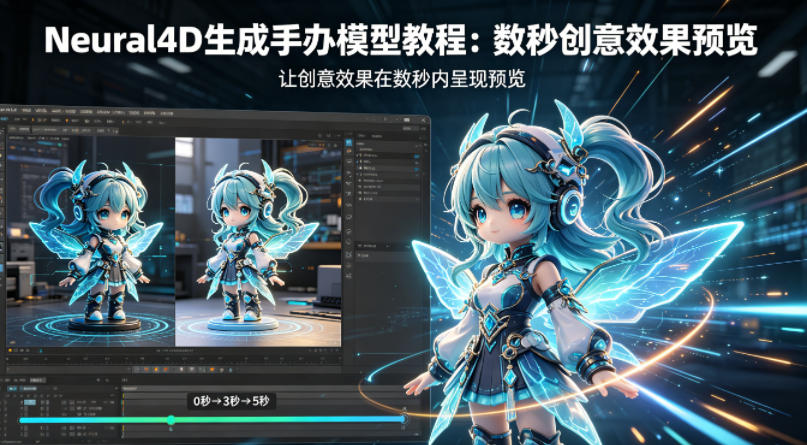 Neural4D生成手办模型教程，让创意效果在数秒内呈现预览-鑫梵淘