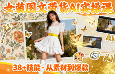 女装图文带货的AI实操课-鑫梵淘