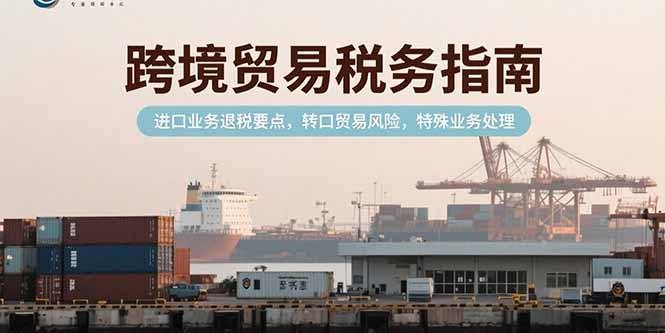 跨境贸易税务指南，进口业务退税要点，转口贸易风险，特殊业务处理-鑫梵淘