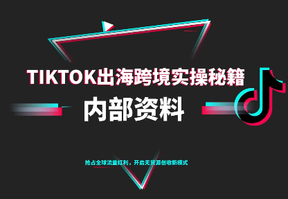 TikTok跨境电商0-1搭建运营(更新10月)-鑫梵淘