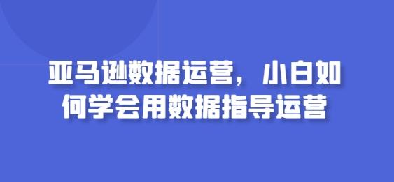 亚马逊数据运营，小白如何学会用数据指导运营-鑫梵淘