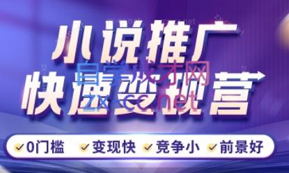 洲洲老师·小说推广快速变现营-鑫梵淘