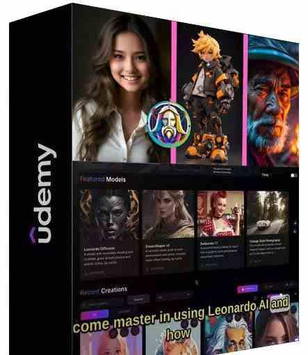 图片[2]-比Midjourney更好的Leonardo AI绘画图像大师班教程-16讲-中英字幕-鑫梵淘