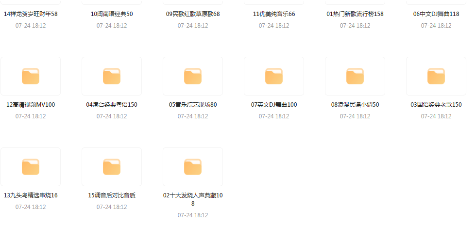 【无损音乐分享】2024龙年车载音乐九头鸟贺岁专辑-鑫梵淘