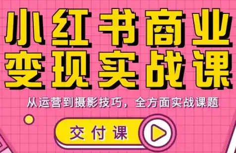 饭饭老师·小红书商业变现实战课-鑫梵淘