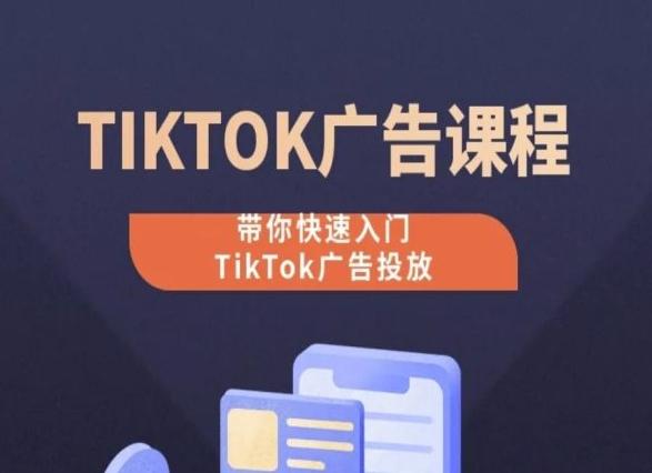 TikTok广告投放课程，从0-1实操课，带你快速入门TikTok广告投放-鑫梵淘