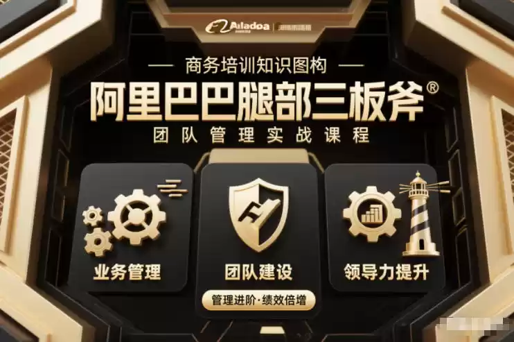 团队管理必学课程系列，阿里巴巴“腿部三板斧”-鑫梵淘