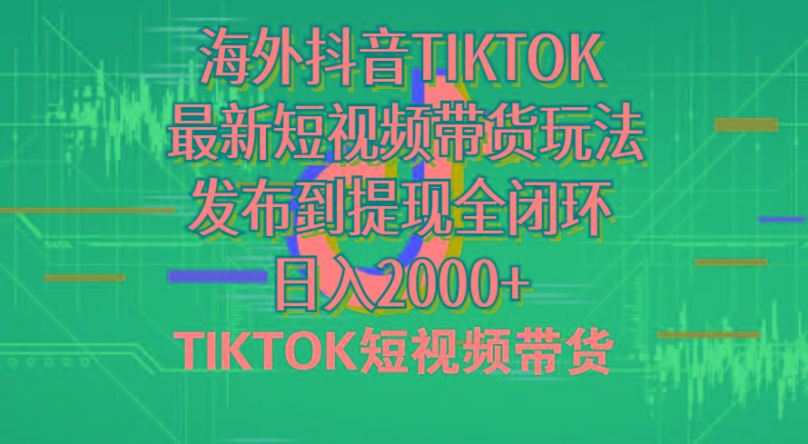 海外短视频带货，最新短视频带货玩法发布到提现全闭环，日入2000+-鑫梵淘
