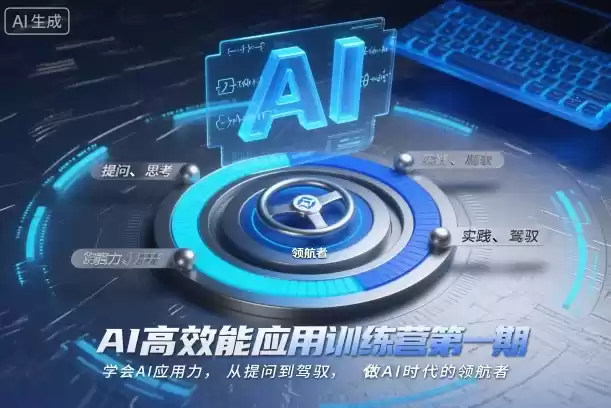 AI高效能应用训练营第一期,学会AI应用力,从提问到驾驭,做AI时代的领航者