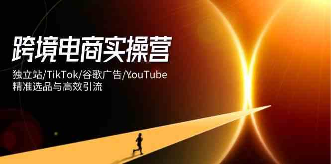 跨境电商实操营：独立站/TikTok/谷歌广告/YouTube，精准选品与高效引流-鑫梵淘