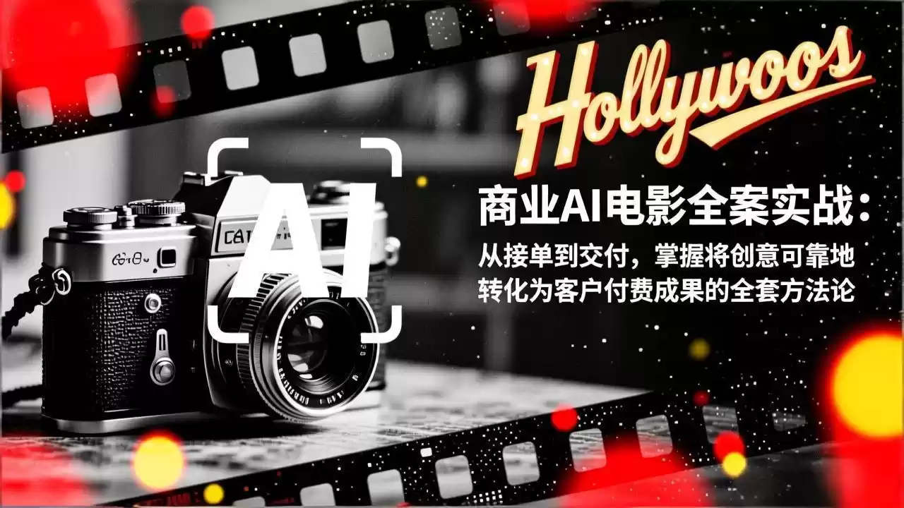 商业AI电影全案实战：从接单到交付，掌握将创意可靠地转化为客户付费成果的全套方法论-鑫梵淘