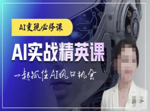 AI实战精英课，chatgptAI实战教程，一起抓住AI风口的机会-鑫梵淘