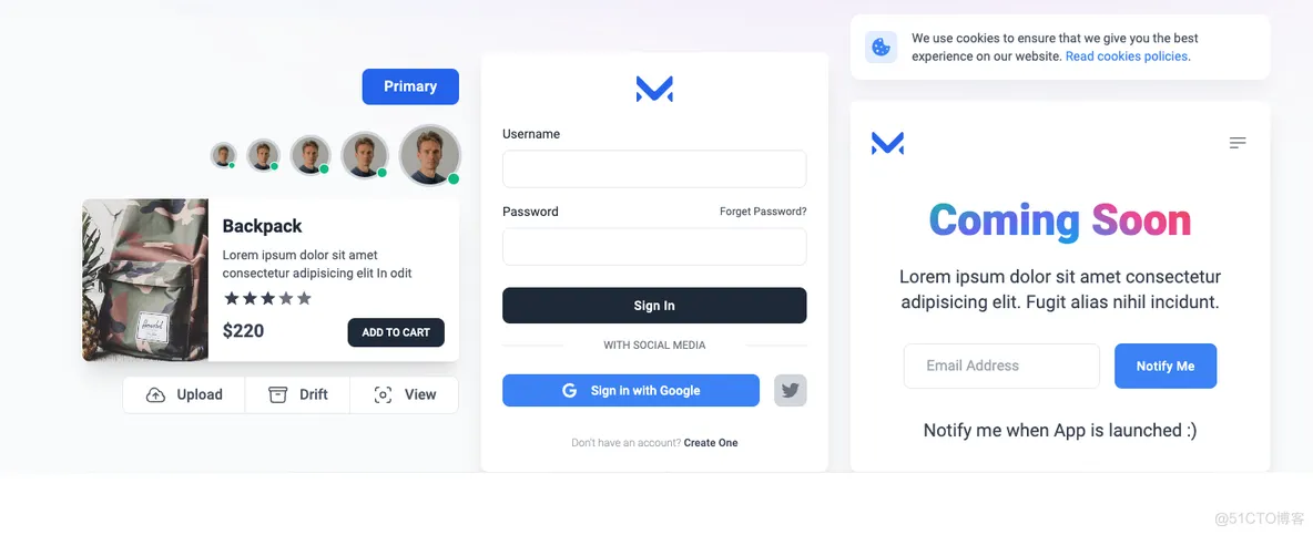 Meraki UI(基于Tailwind CSS构建的开源前端组件库)-鑫梵淘