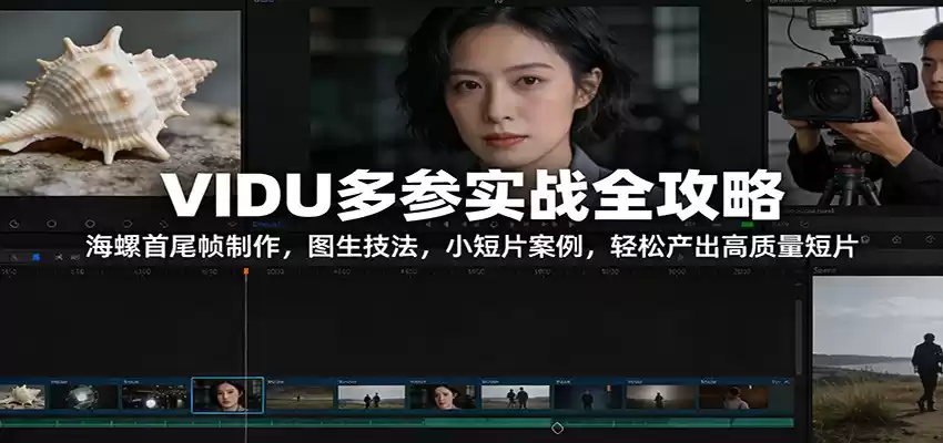VIDU多参实战全攻略：海螺首尾帧制作，图生技法，小短片案例，轻松产出高质量短片-鑫梵淘