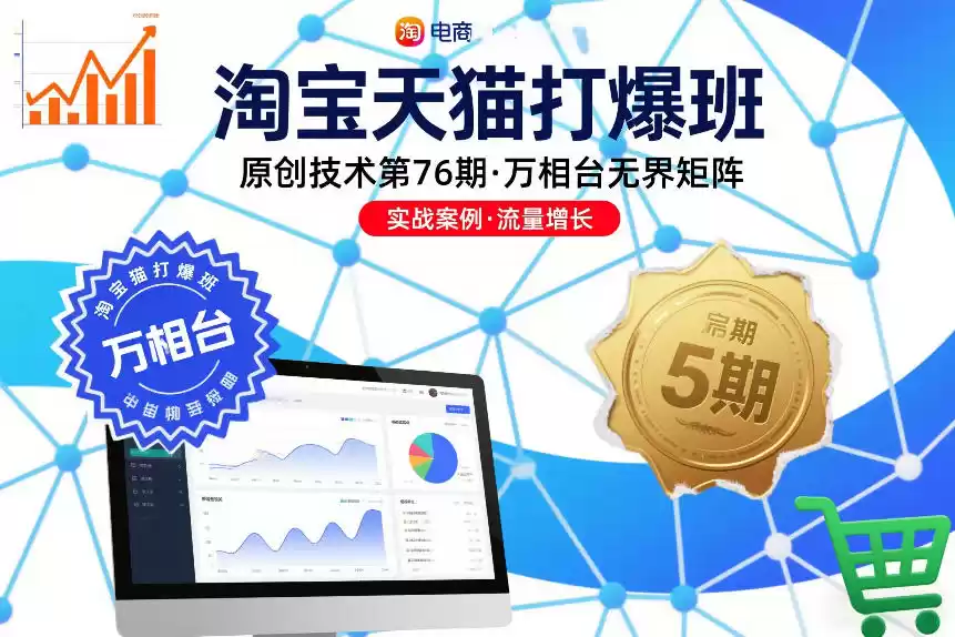 淘宝天猫打爆班原创技术第76期，万相台无界矩阵-鑫梵淘