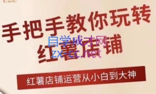 海燕老师·2024手把手教你玩转红薯店铺-鑫梵淘