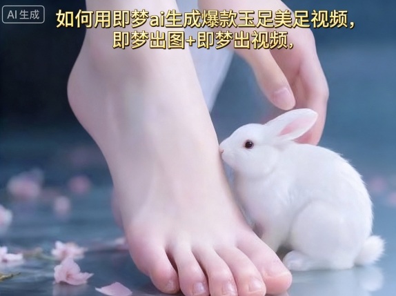 如何用即梦ai生成爆款玉足美足视频，即梦出图+即梦出视频，快速涨粉-鑫梵淘