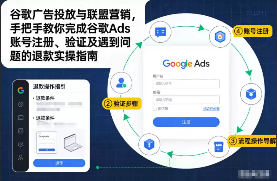 谷歌广告投放与联盟营销，手把手教你完成谷歌Ads账号注册、验证及遇到问题的退款实操指南-鑫梵淘