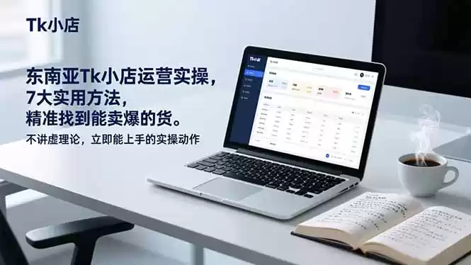 东南亚Tk小店运营实操，7大实用方法，精准找到能卖爆的货。不讲虚理论，立即能上手的实操动作-鑫梵淘