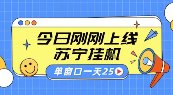 苏宁全自动采集挂G项目 稳定可批量 单窗口收益30+ 附教程【揭秘】-鑫梵淘