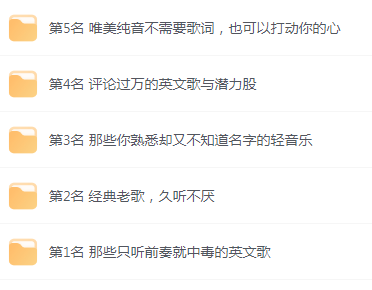 【无损音乐分享】网易云音乐收藏榜单前五名合集 精选好歌-鑫梵淘