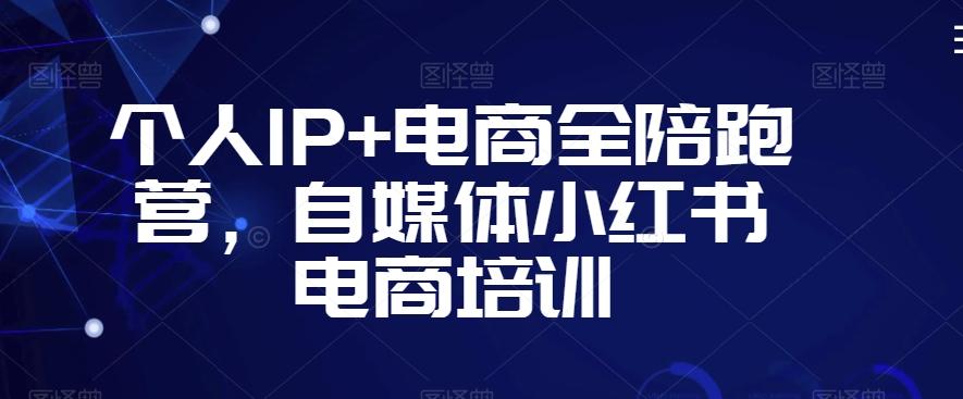 个人IP+电商全陪跑营，自媒体小红书电商培训-鑫梵淘