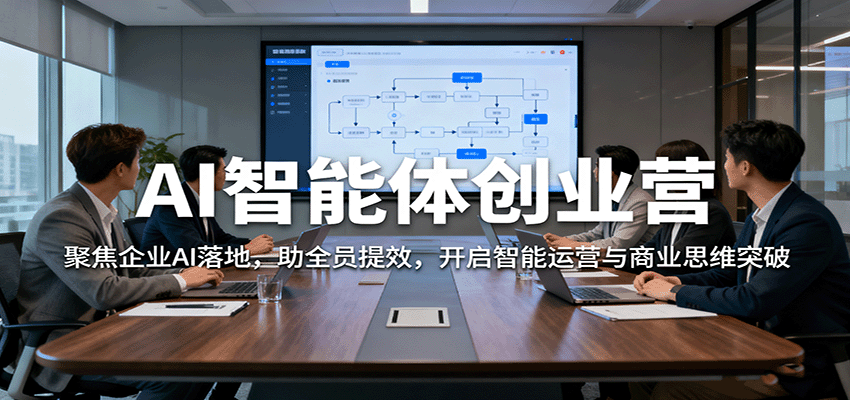 AI智能体创业营：聚焦企业AI落地，助全员提效，开启智能运营与商业思维突破-鑫梵淘