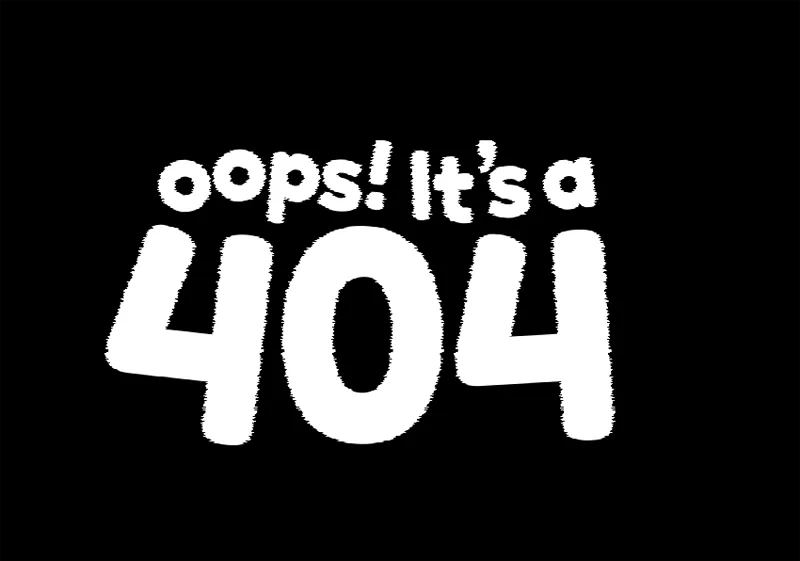 文字抖动动画特效404错误页面HTML源码-鑫梵淘