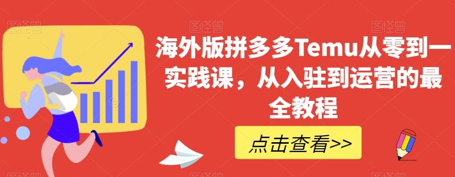 海外版拼多多Temu从零到一实践课，从入驻到运营的最全教程-鑫梵淘